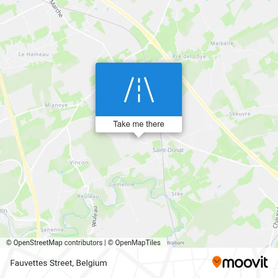 Fauvettes Street map