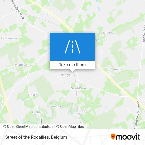 Street of the Rocailles map