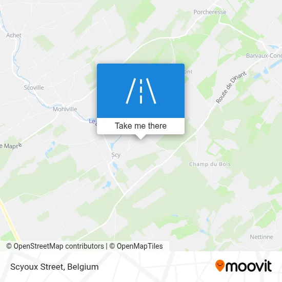 Scyoux Street map