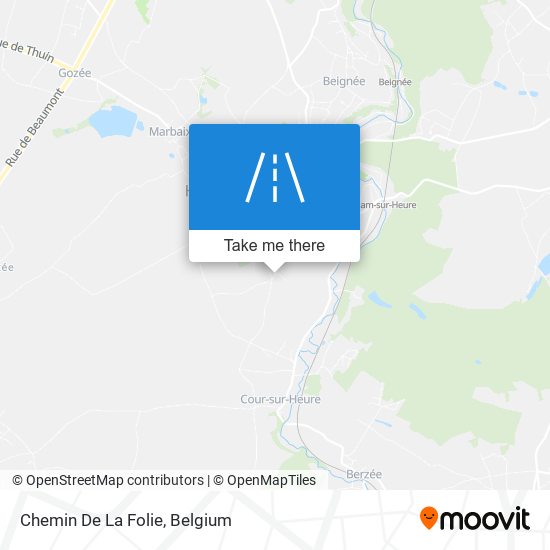 Chemin De La Folie map