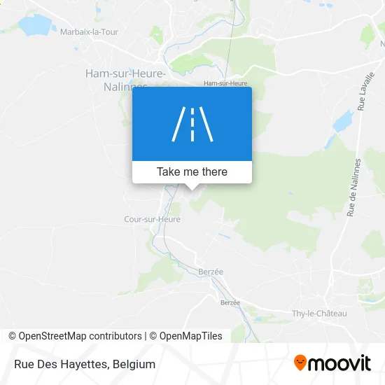 Hayettes Street map