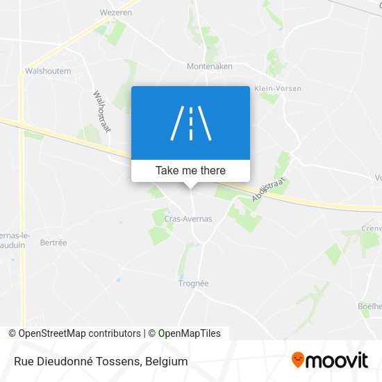 Rue Dieudonné Tossens map