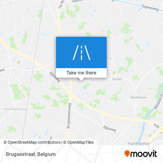 Brugsestraat map