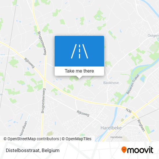 Distelbosstraat map