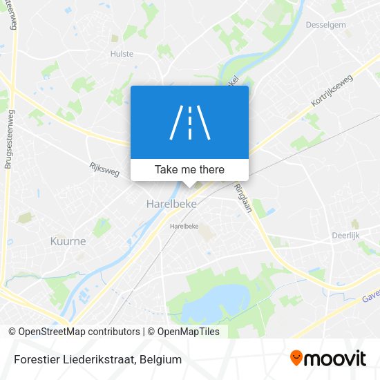 Forestier Liederikstraat map