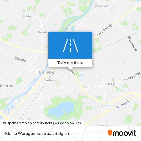 Kleine Waregemsestraat map