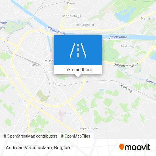 Andreas Vesaliuslaan map