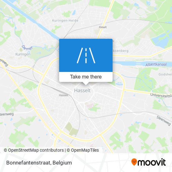 Bonnefantenstraat map