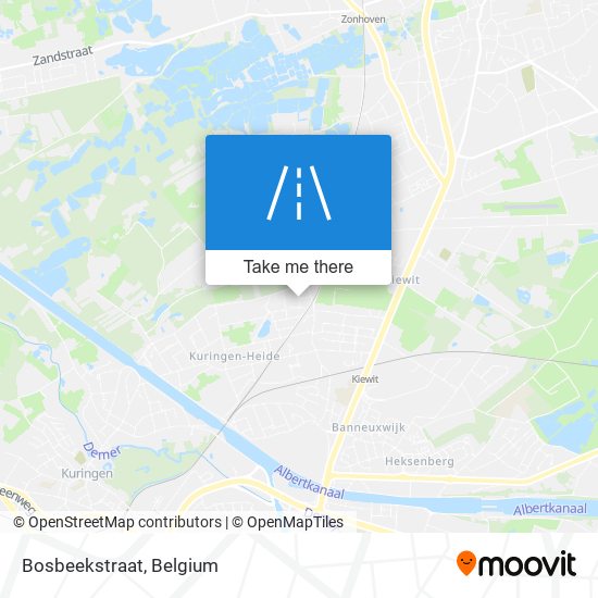 Bosbeekstraat map