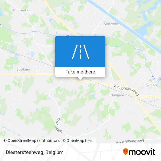 Diestersteenweg map