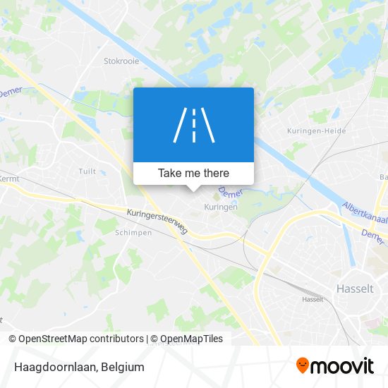 Haagdoornlaan map