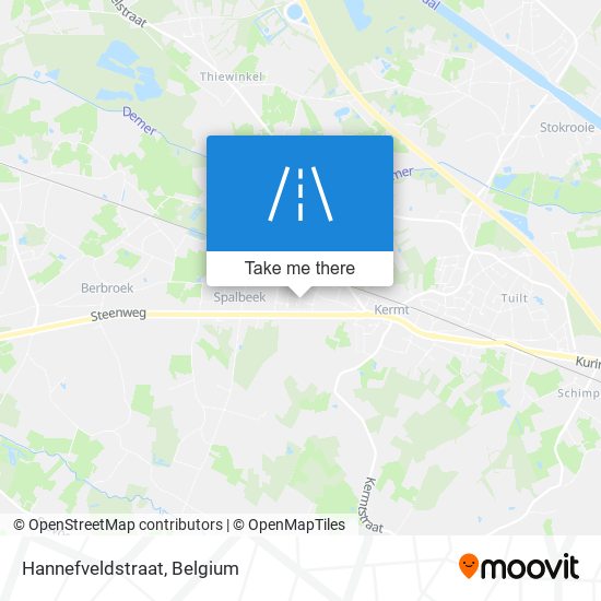 Hannefveldstraat map