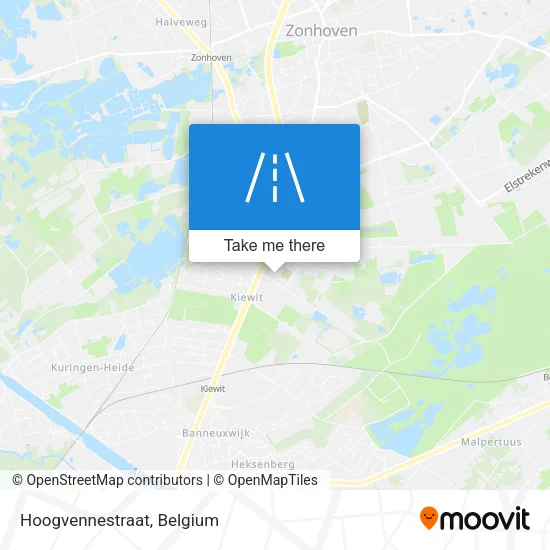 Hoogvennestraat map