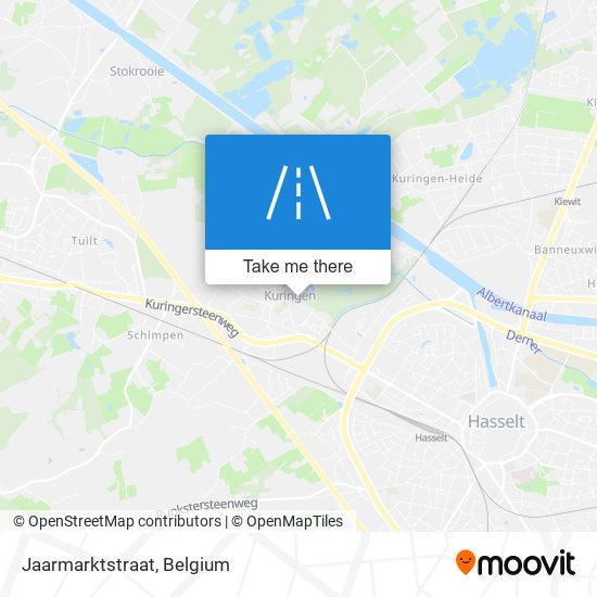 Jaarmarktstraat map