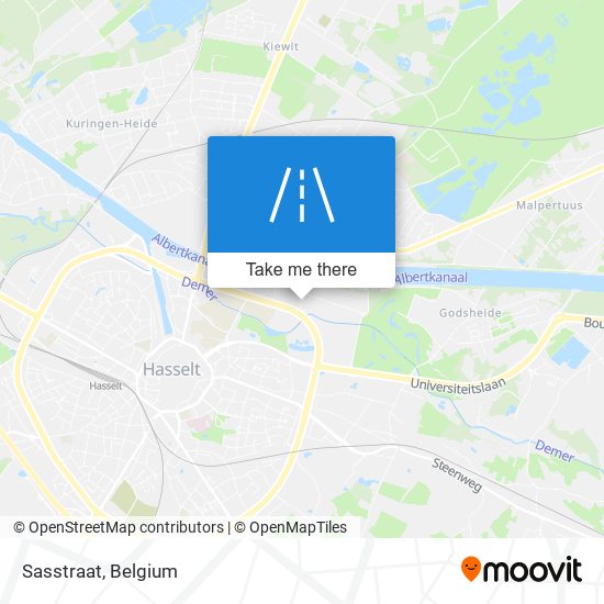 Sasstraat map