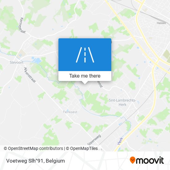 Voetweg Slh°91 map