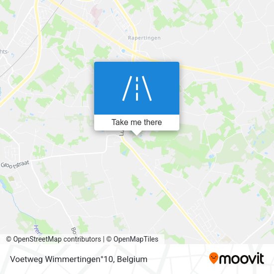 Voetweg Wimmertingen°10 plan
