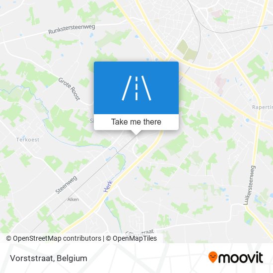 Vorststraat map