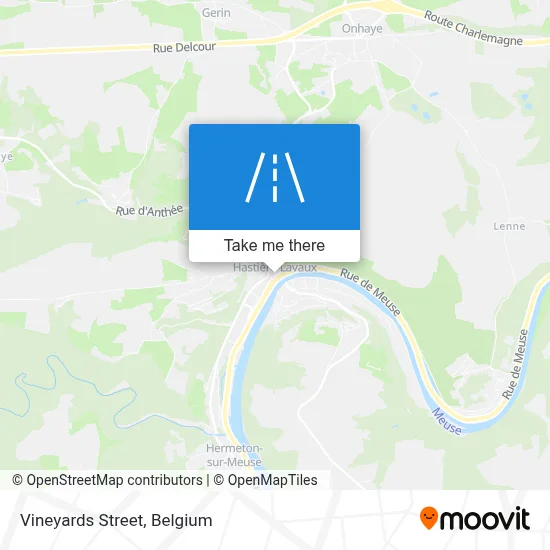 Vineyards Street map