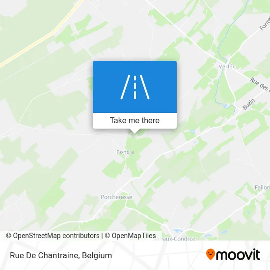 Chantraine Street map