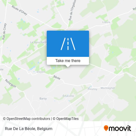 Rue De La Béole plan