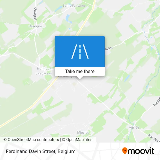 Ferdinand Davin Street map