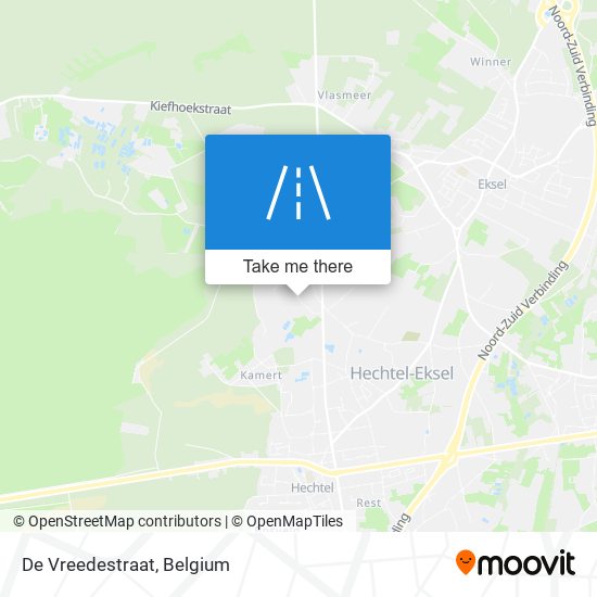 De Vreedestraat map