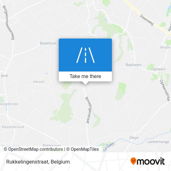 Rukkelingenstraat plan