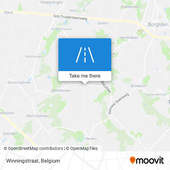 Winningstraat map