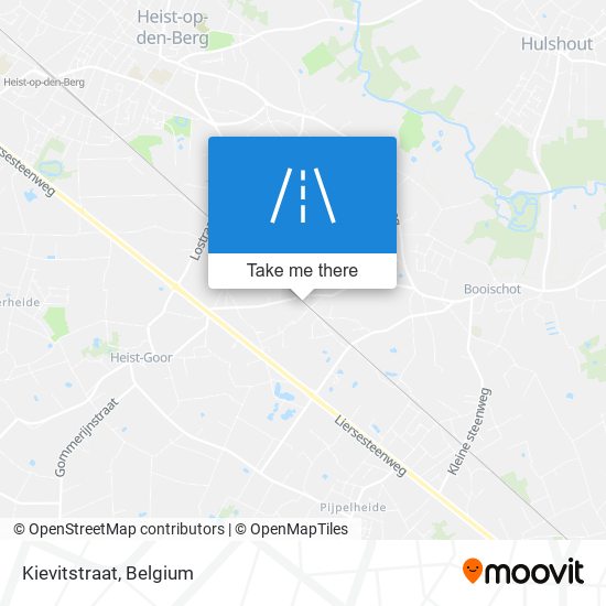 Kievitstraat map