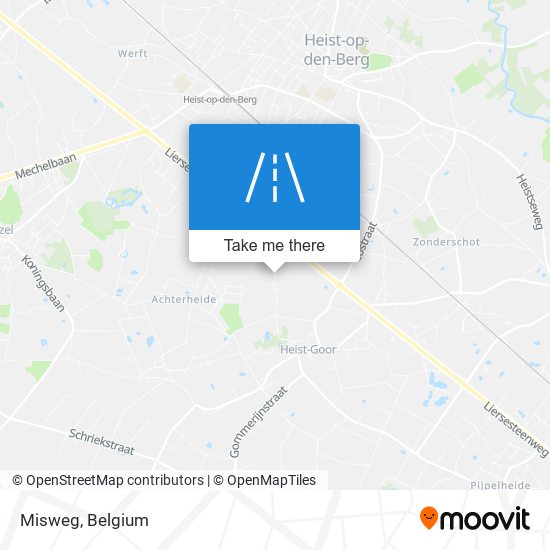 Misweg map