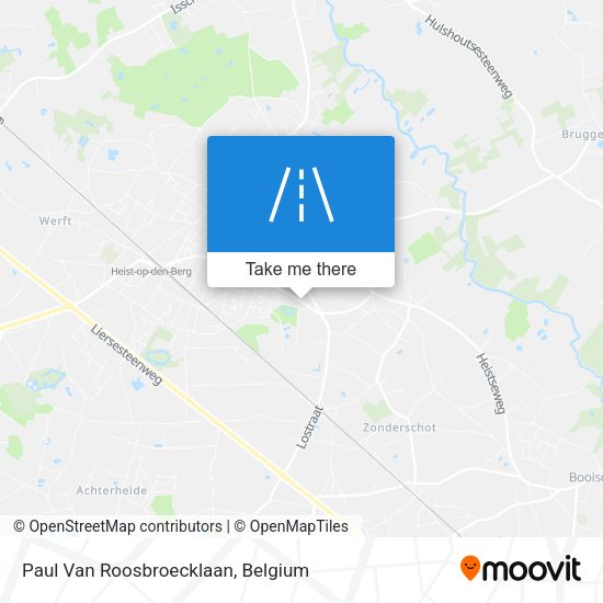 Paul Van Roosbroecklaan plan