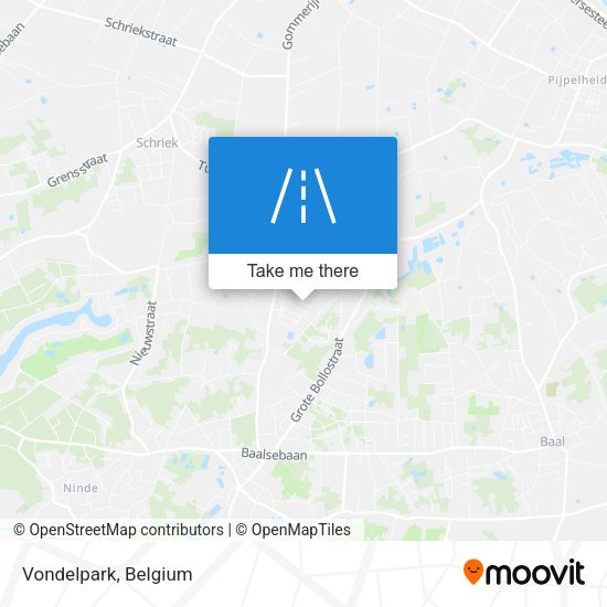 Vondelpark map