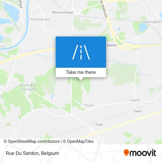 Street of Sardon map