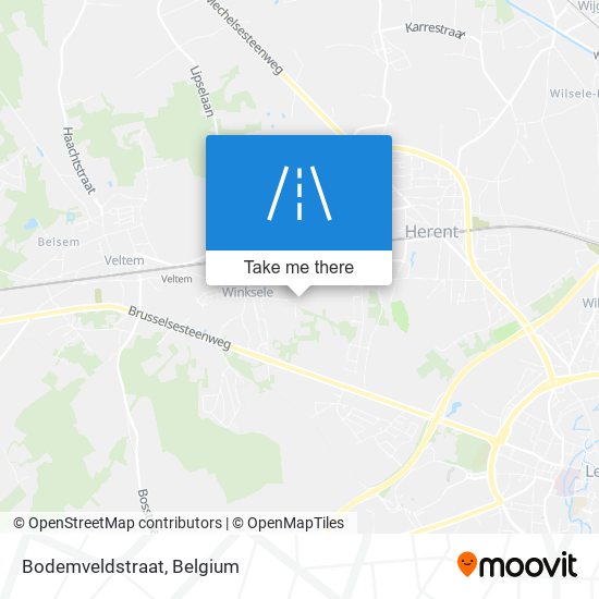 Bodemveldstraat map