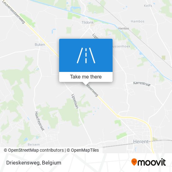 Drieskensweg map