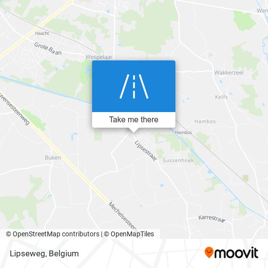 Lipseweg map