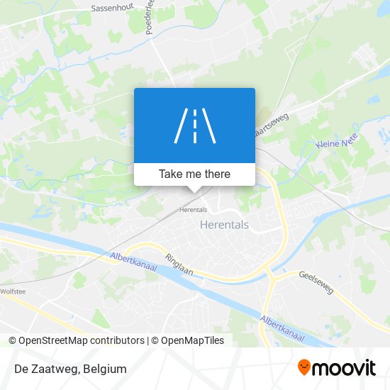 De Zaatweg map