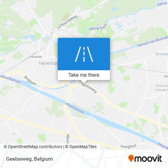 Geelseweg map