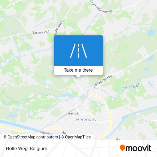 Holle Weg map