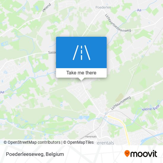 Poederleeseweg map