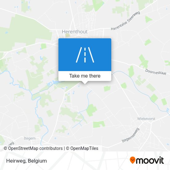 Heirweg map