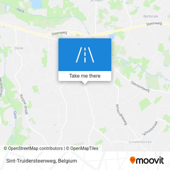 Sint-Truidersteenweg plan