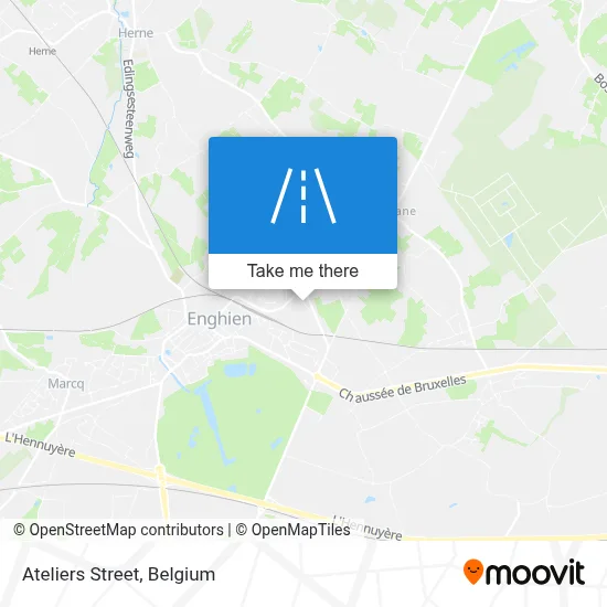 Ateliers Street map