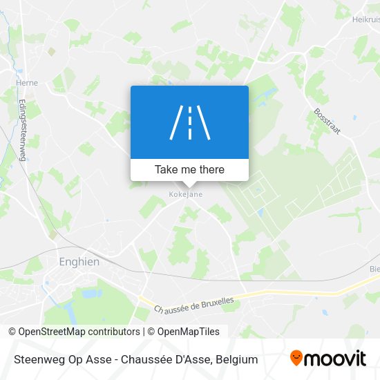 Steenweg Op Asse - Chaussée D'Asse plan