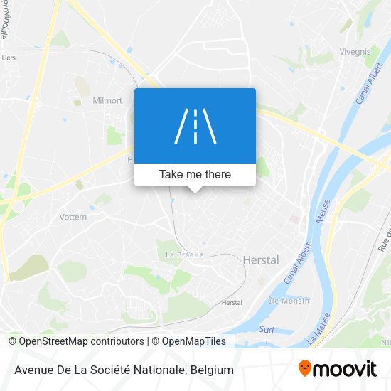 Avenue De La Société Nationale map