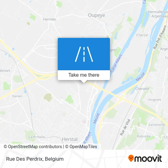 Partridges Street map