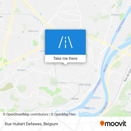 Hubert Defawes Street map