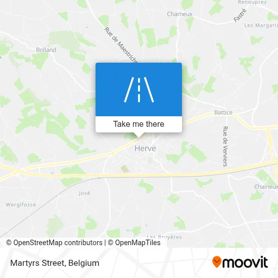 Martyrs Street map