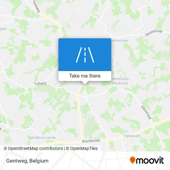 Gentweg map